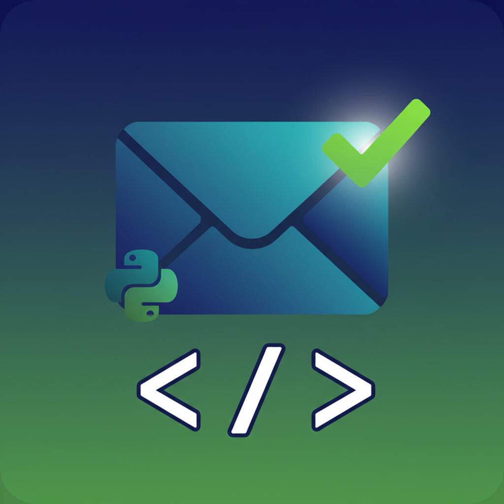 Email Validator – Fast, Accurate & Custom-Coded in Python highly professional product icon